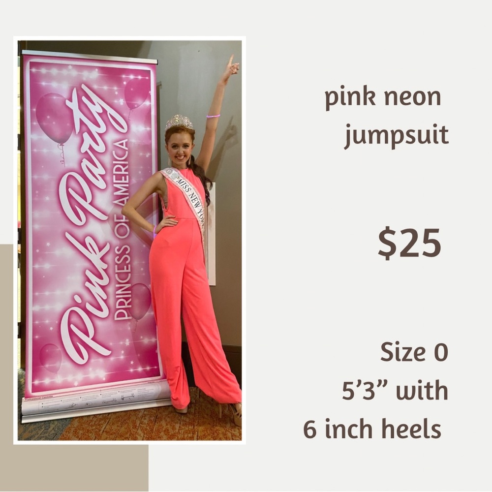 Pink Neon Jumpsuit